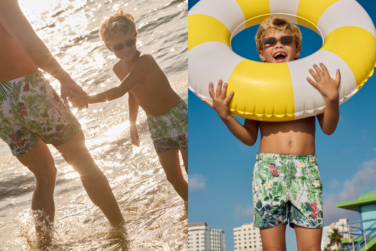 Orlebar Brown and Bal Harbour Shops Launch Exclusive Bulldog Swim Short by Sebastian Marc Graham